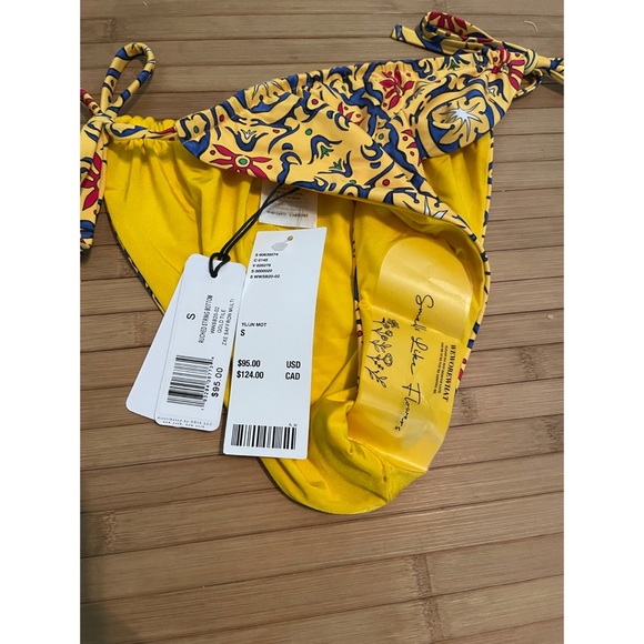 WeWoreWhat Ruched String Bikini Bottom - Picture 6 of 6